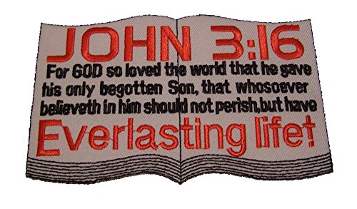 John 3:16 Everlasting Life Patch - Large