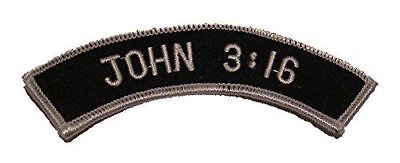 John 3:16 Rocker Patch